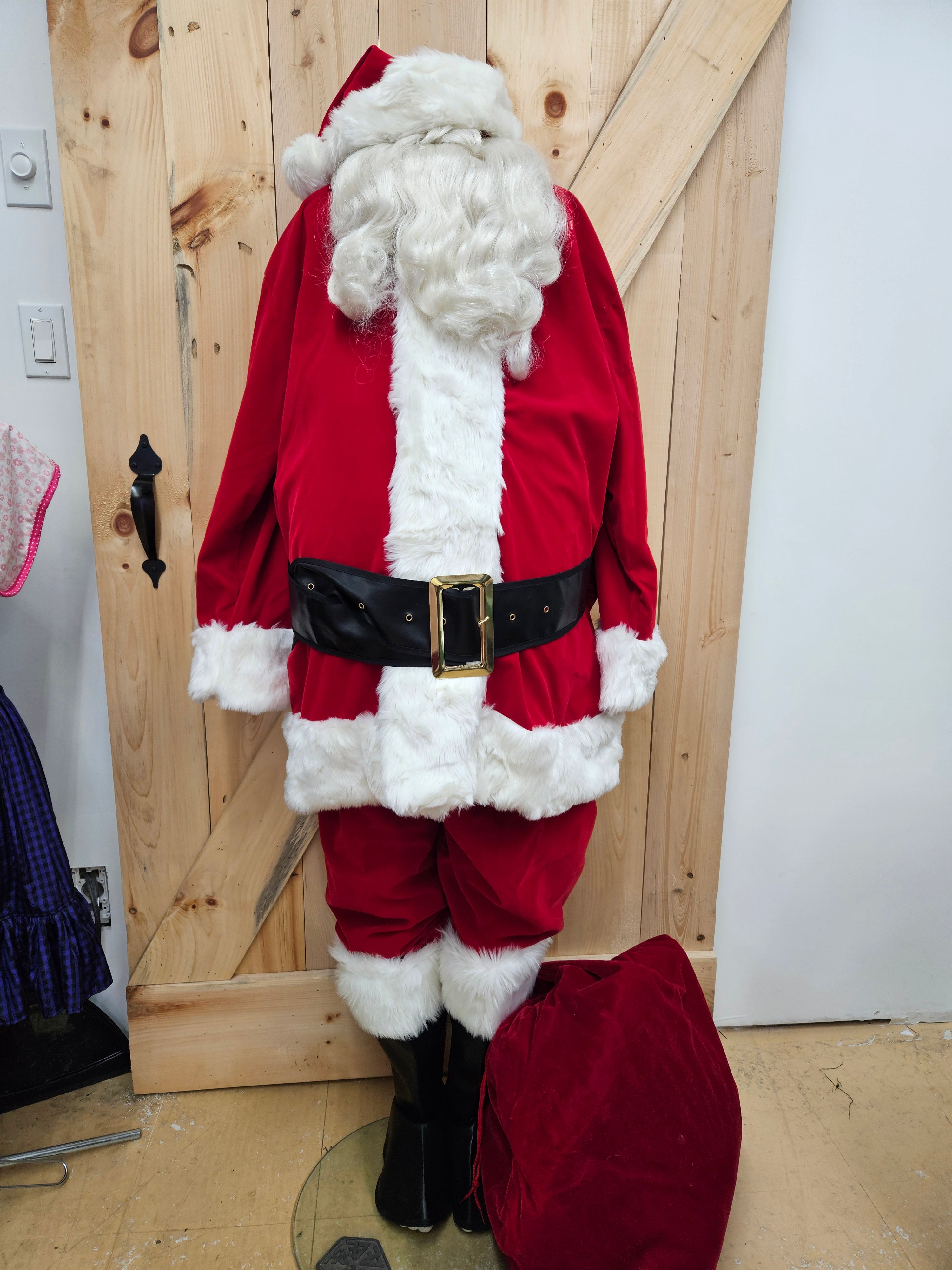 Père Noël velours rouge